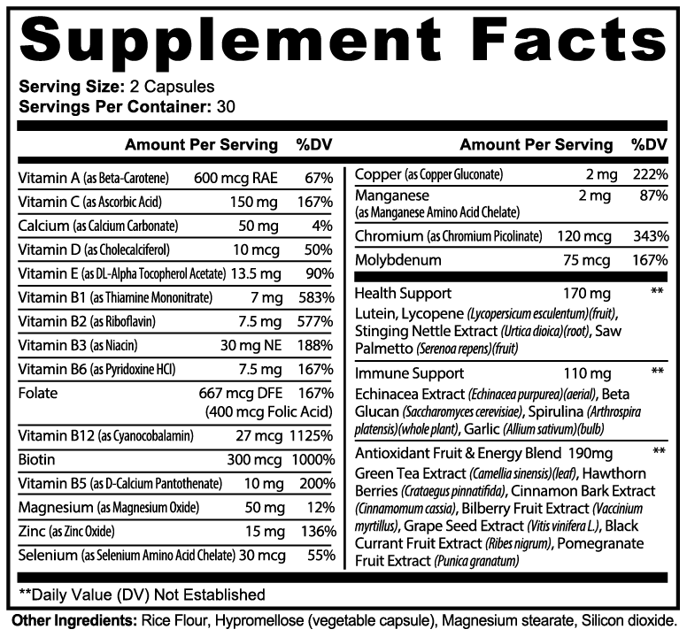 Method Multi Complete Multivitamin