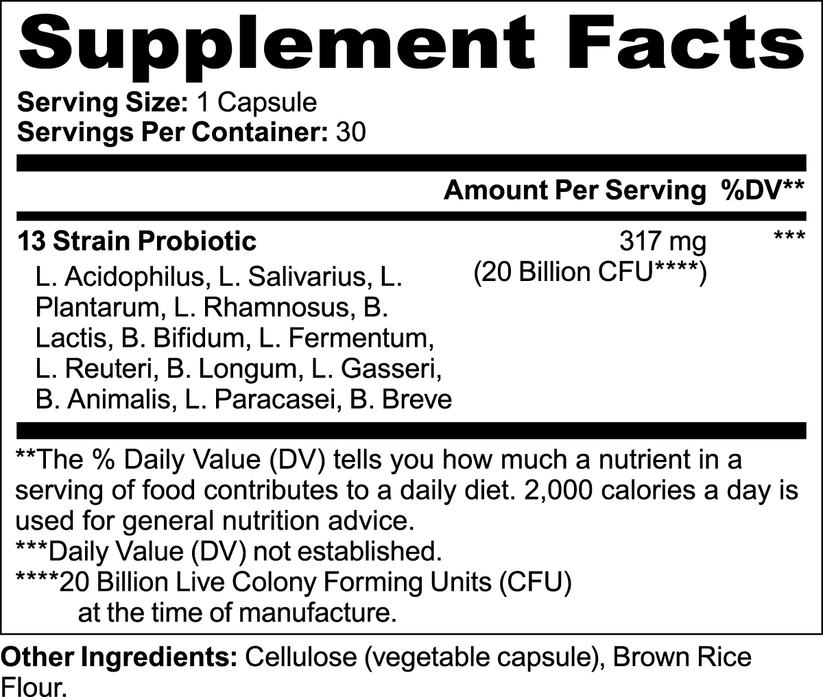Sculpted Gut Probiotic